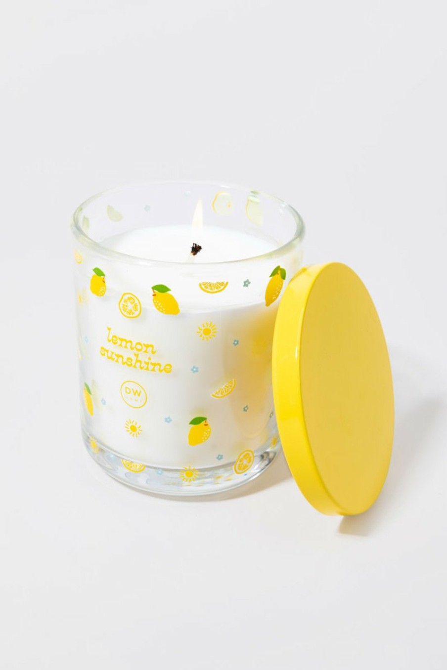 Francesca's Dw Home Lovable Lemon Sunshine Scented Candle Multi Candles