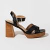 Francesca's Dv By Dolce Vita Cross Strap Sandals Black Sandals