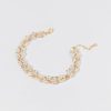 Francesca's Nadine Rosary Crystal Layered Bracelet Clear Bracelets