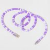 Francesca's Bead Charging Cable Purple Tech