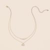 Francesca's Taylor Cz Pendant Layered Necklace Silver Necklaces