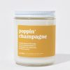 Francesca's Ce Craft Poppin Champagne Candle 8Oz Gold Candles