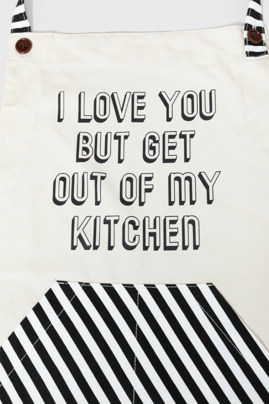 Francesca's Get Out Of My Kitchen Apron Multi Home Decor