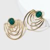 Francesca's Aurora Statement Earrings Green Earrings