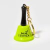 Francesca's Ring For Tequila Bell Keychain Pink Tech