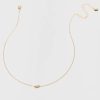 Francesca's Catherina Bean Pendant Gold Necklaces