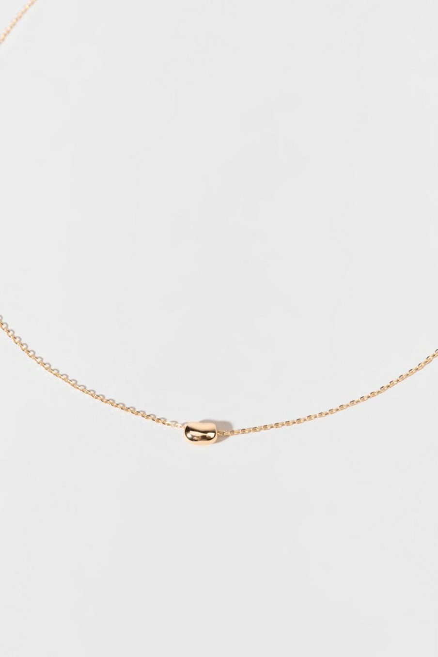 Francesca's Catherina Bean Pendant Gold Necklaces