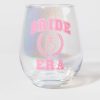 Francesca's Bride Era Wine Glass Iridescent Drinkware