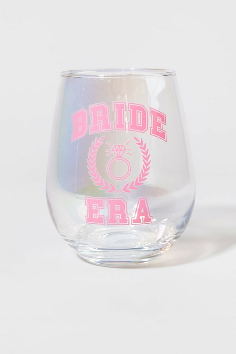 Francesca's Bride Era Wine Glass Iridescent Drinkware