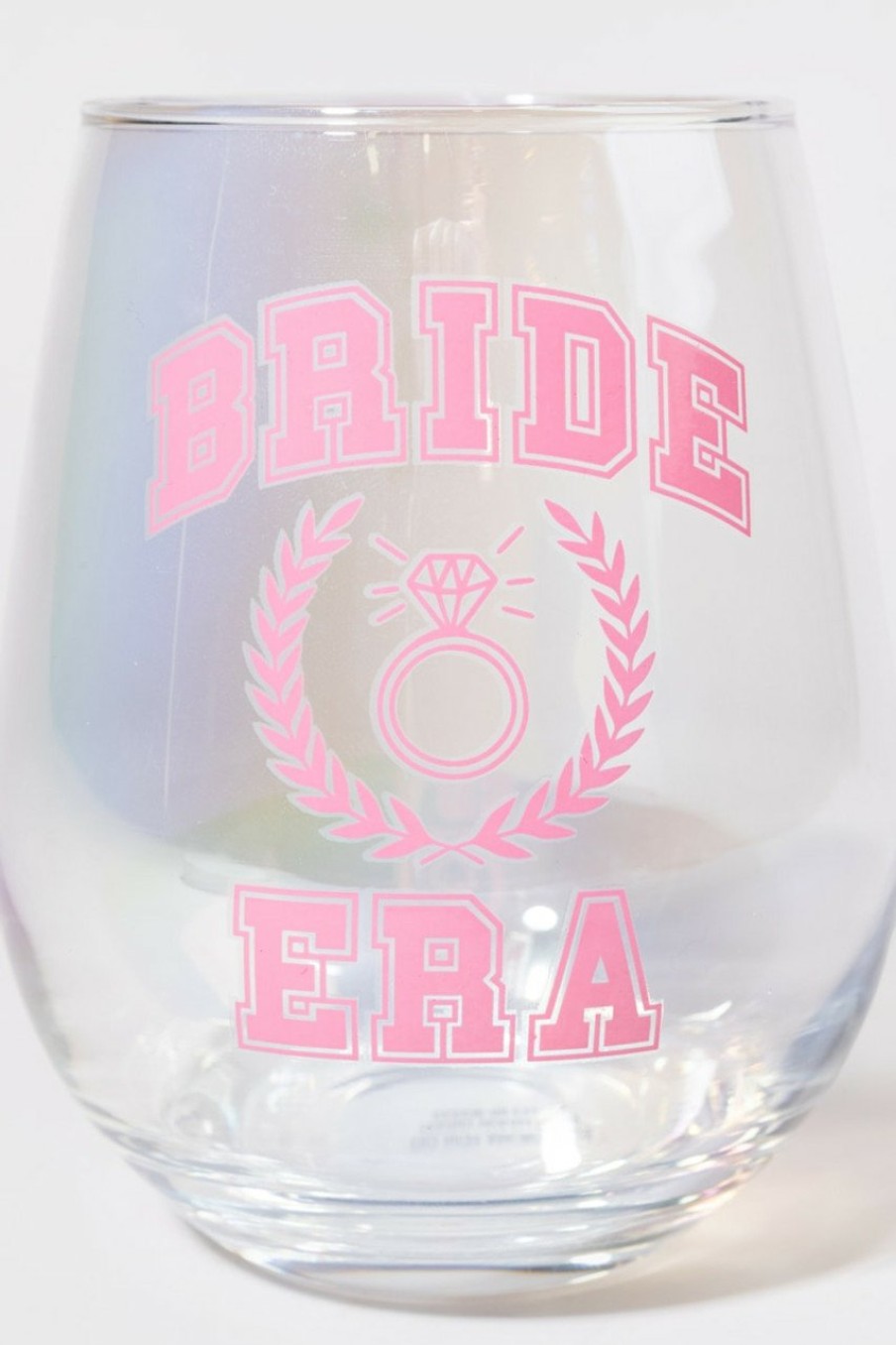 Francesca's Bride Era Wine Glass Iridescent Drinkware