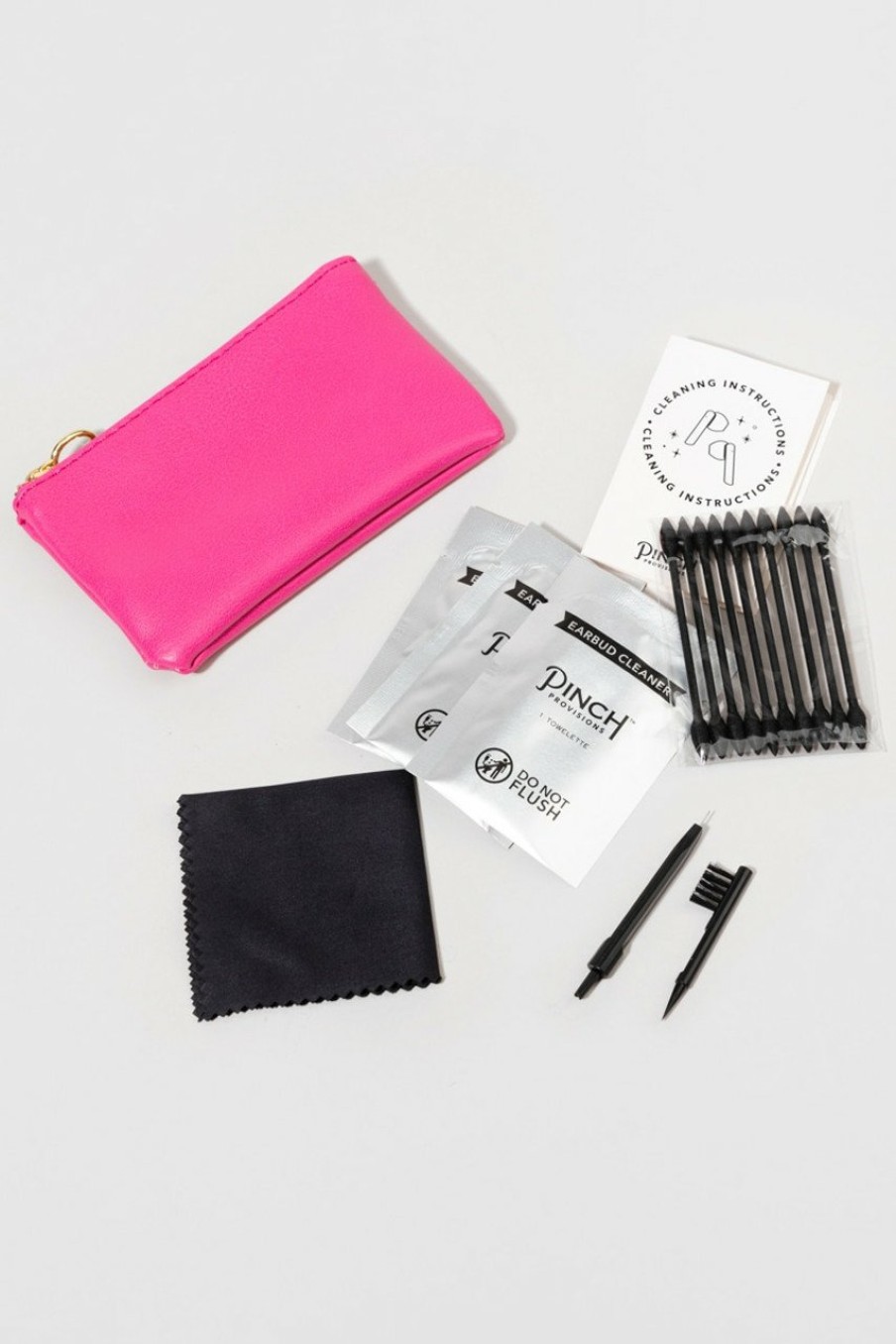 Francesca's Pinch Earbud Detail Kit Pink Tech