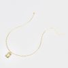 Francesca's Ellie Starburst Pendant Necklace Ivory Necklaces