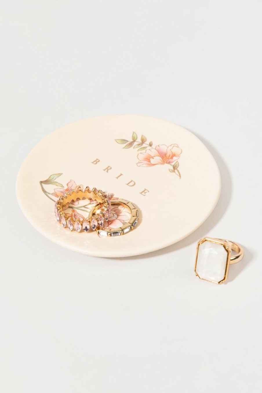 Francesca's Fringe Studio Bride Mini Stoneware Tray Multi Home Decor