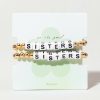 Francesca's Brenda Sisters Bracelet Gold Bracelets