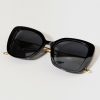 Francesca's Kaylyn Cat Eye Sunglasses Black Sunglasses