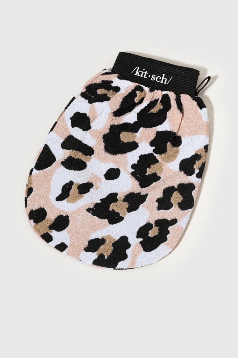 Francesca's Kitsch Leopard Exfoliating Glove Multi Beauty & Wellness