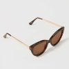 Francesca's Marylin Retro Cat Eye Sunglasses Tortoise Sunglasses