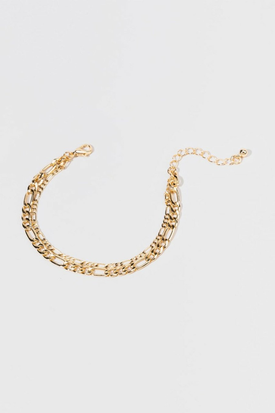 Francesca's Hayley Chain Bracelet Gold Bracelets