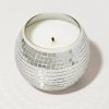 Francesca's Disco Ball Electric Slide Candle Jar Silver Candles