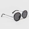 Francesca's Lenore Vacay Mode Sunglasses Black Sunglasses