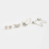 Francesca's Jessica Sunburst Stud Set Silver Earrings