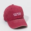 Francesca's Dog Mother, Wine Lover Baseball Hat Burgundy Hats