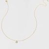 Francesca's Jeanine Opal Coin Pendant Necklace Blue Necklaces