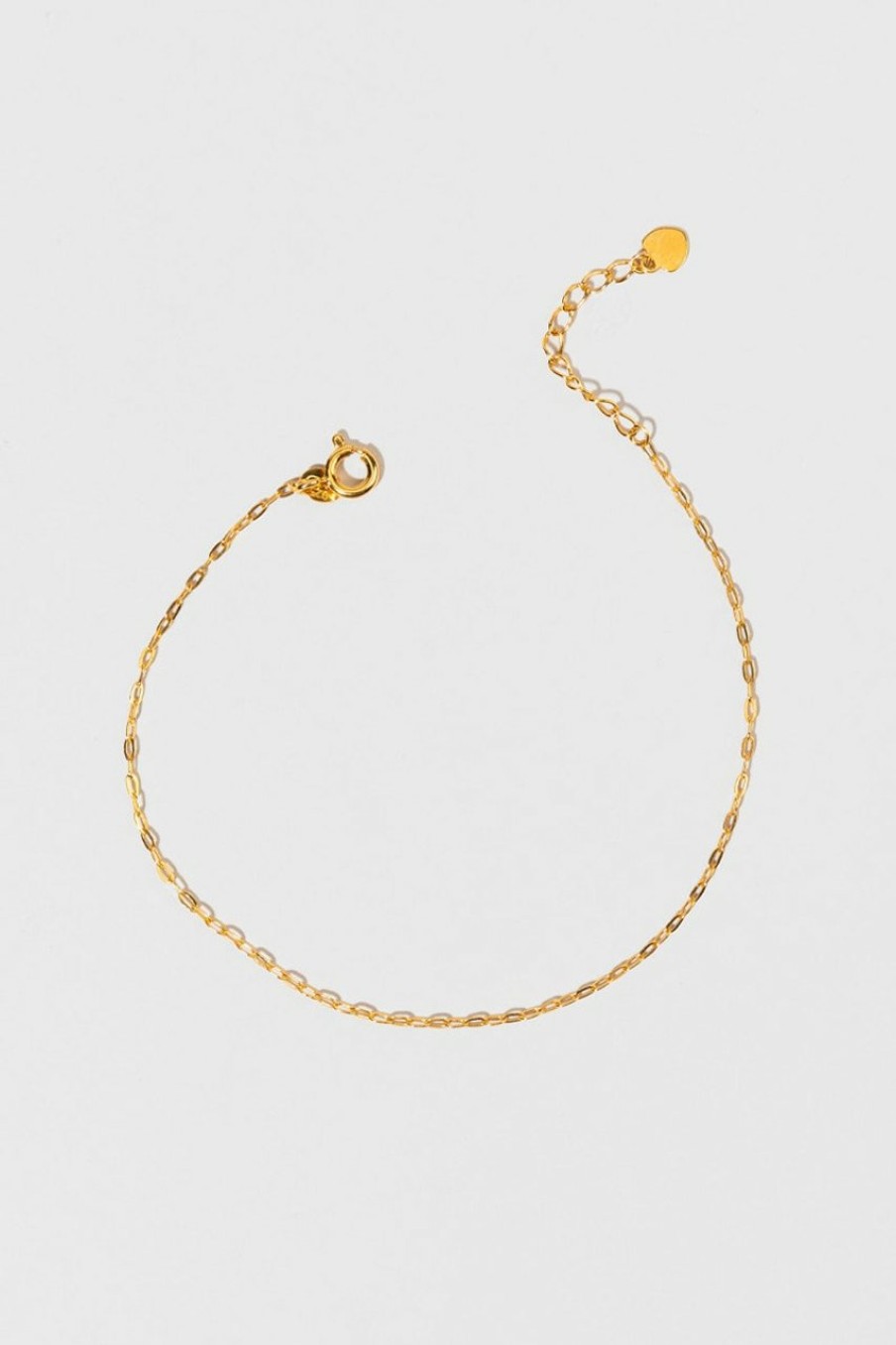 Francesca's Gabbi 14K Dipped Paperclip Chain Bracelet Gold Bracelets