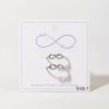 Francesca's Crissie Infinity Friendship Ring Set Silver Rings