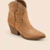 Francesca's Indigo Rd Alydia Vegan Suede Boots Beige Boots