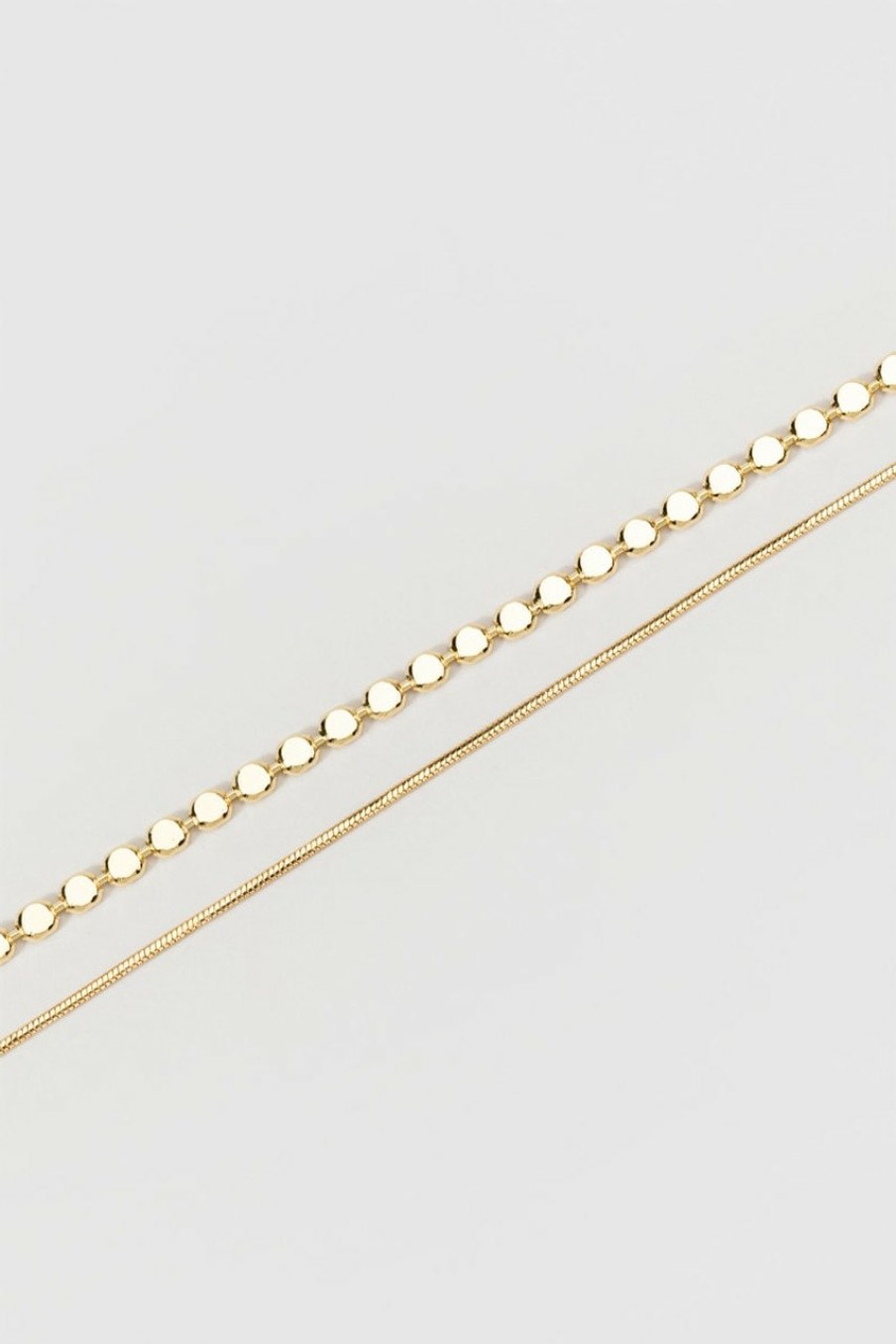 Francesca's Rue Snake Chain Anklet Gold Body Jewelry