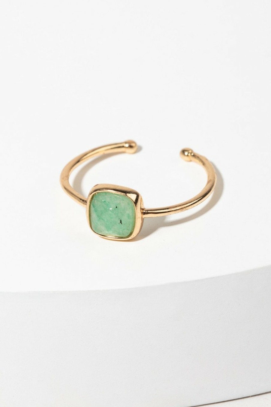 Francesca's Tricia Manifest Ring Green Rings