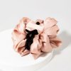 Francesca's Veronica Satin Rosette Claw Clip Blush Hair