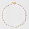 Francesca's Caroline Rosary Chain Necklace Pearl Necklaces