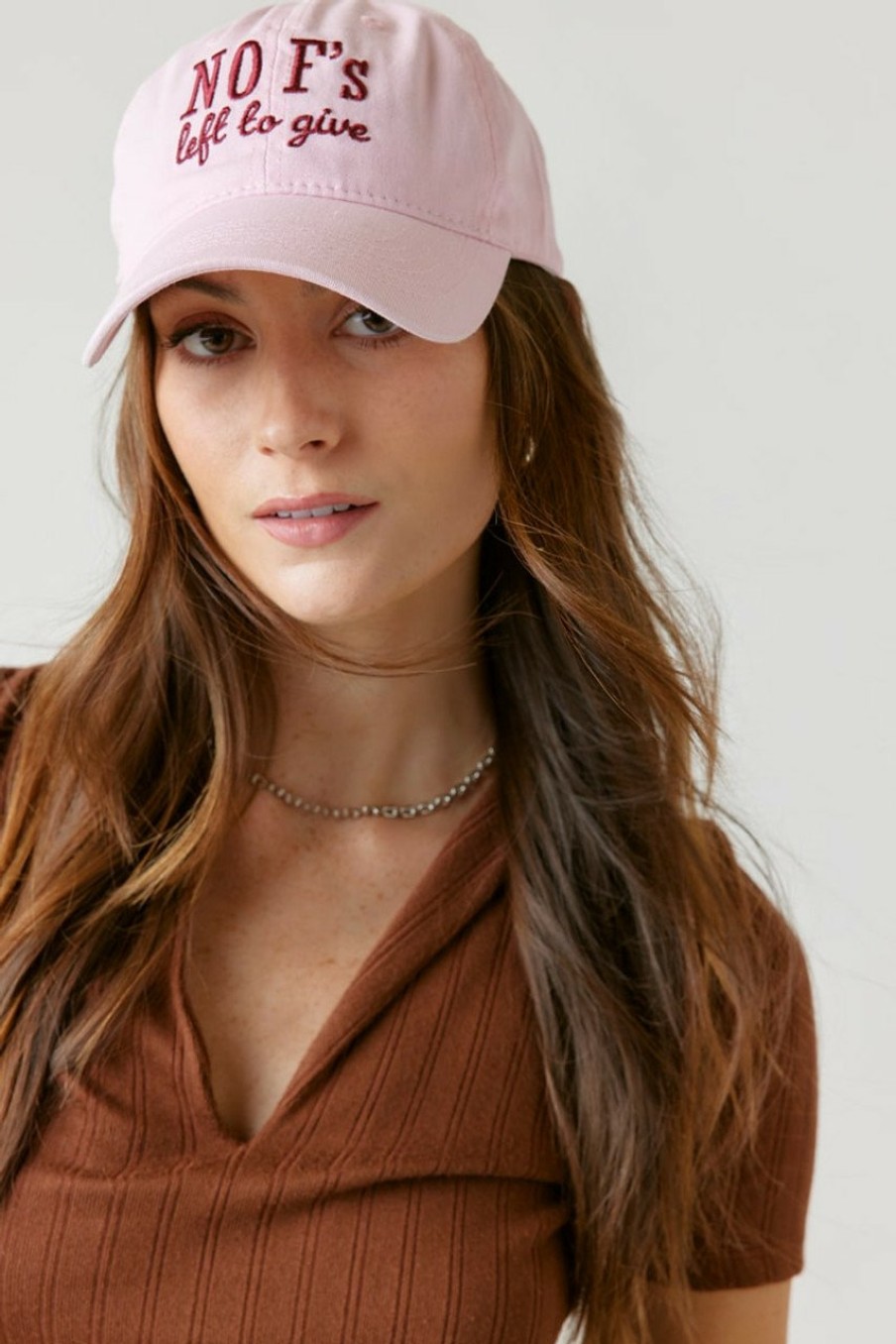 Francesca's No F'S Left To Give Baseball Hat Blush Hats