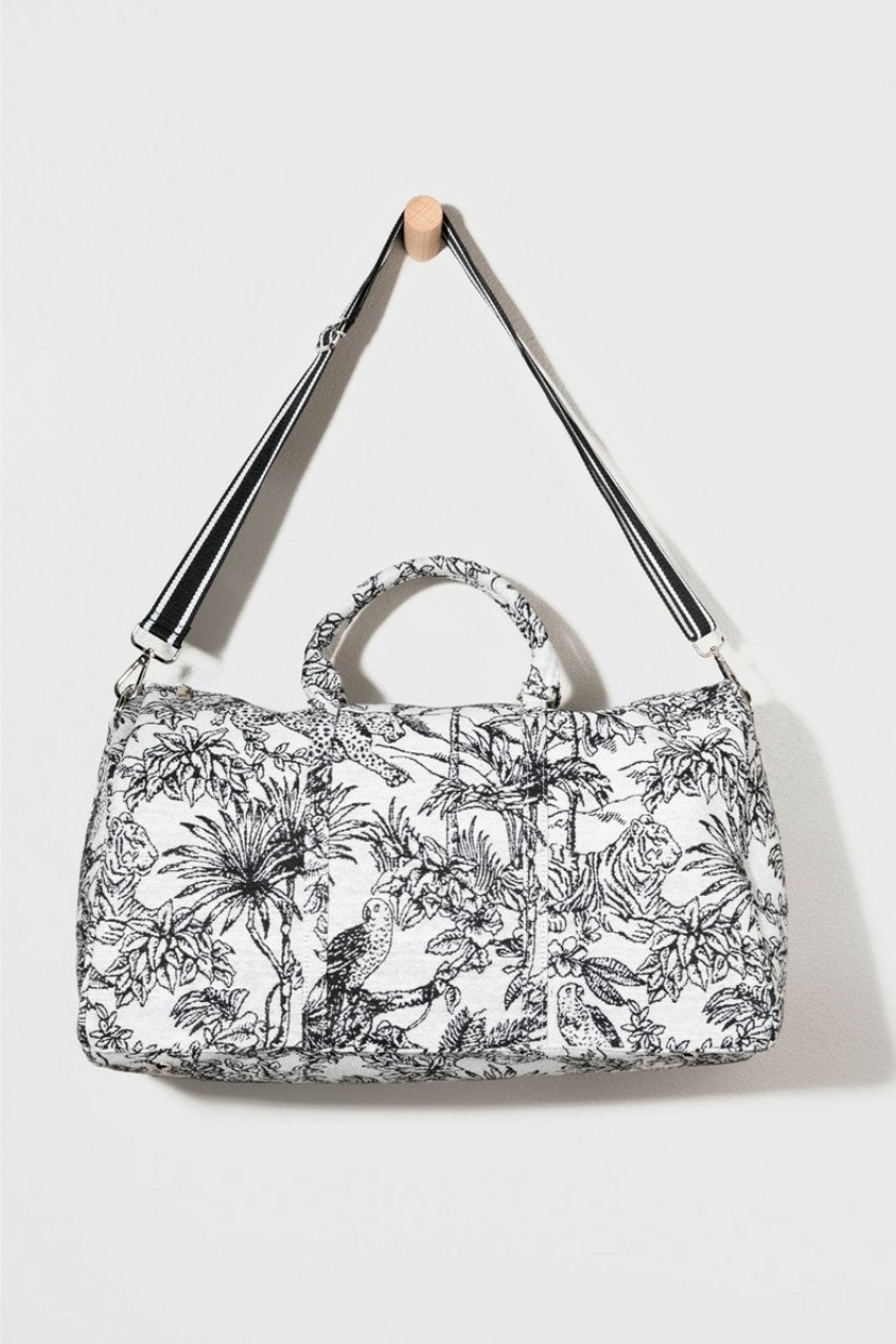 Francesca's Audrey Printed Weekender Handbag Bags & Wallets