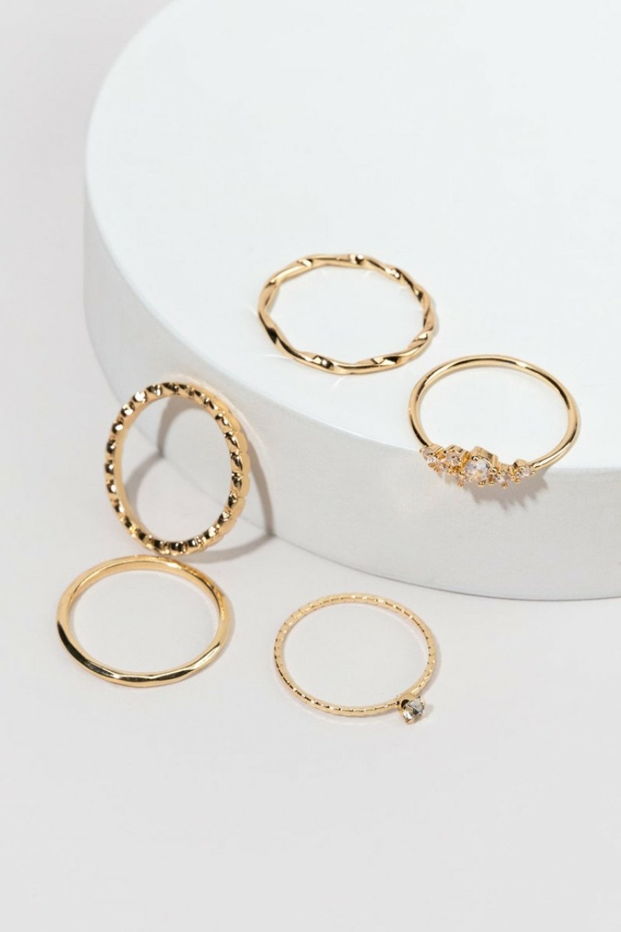 Francesca's Montana Cluster Rings Gold Rings