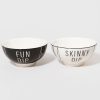 Francesca's Fun Dip Skinny Dip Cereal Bowls Multi Home Decor