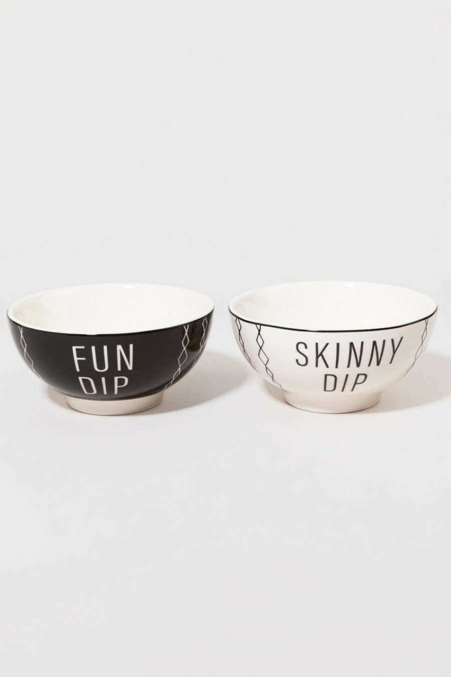 Francesca's Fun Dip Skinny Dip Cereal Bowls Multi Home Decor