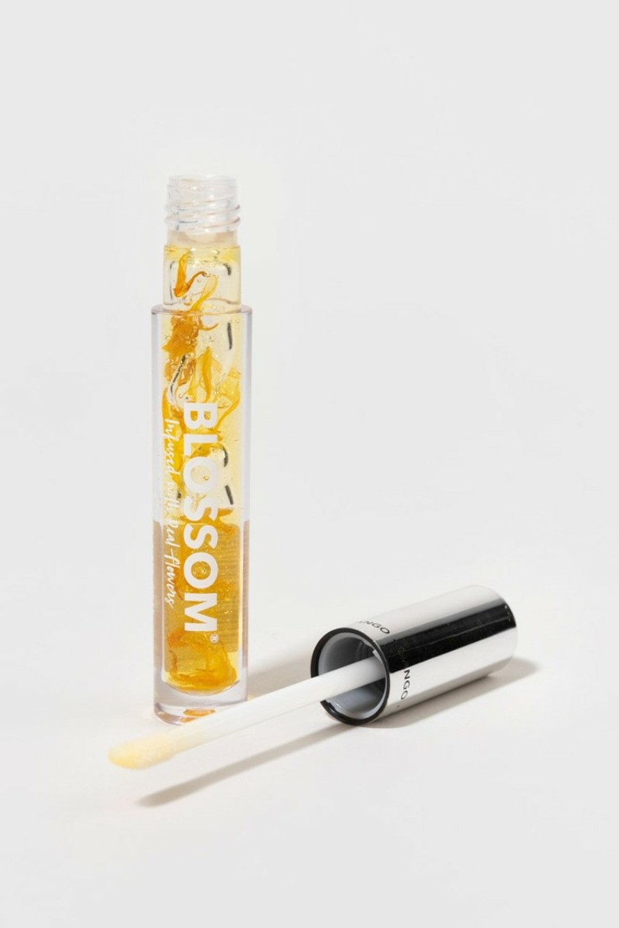 Francesca's Blossom Moisturizing And Hydrating Shimmer Sparkle Lip Oil Orange Beauty & Wellness