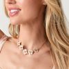 Francesca's Sherrie Shell Flower Necklace White Necklaces