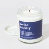 Francesca's Social Anxiety Candle Jar Navy Candles