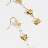 Francesca's Aalia Butterfly Linear Earrings Earrings