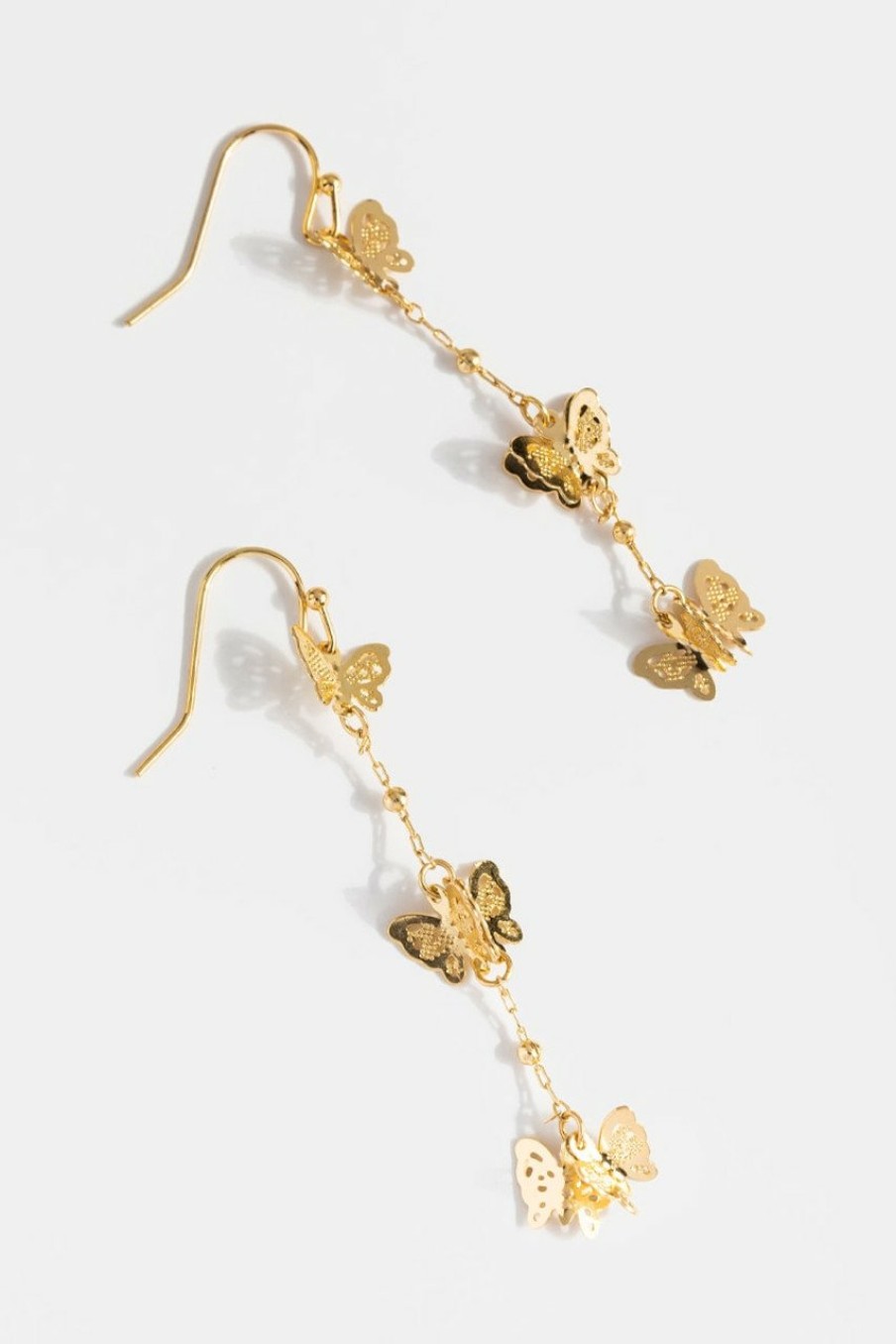 Francesca's Aalia Butterfly Linear Earrings Earrings