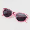 Francesca's Jacey Slender Clear Cat Eye Sunglasses Pink Sunglasses