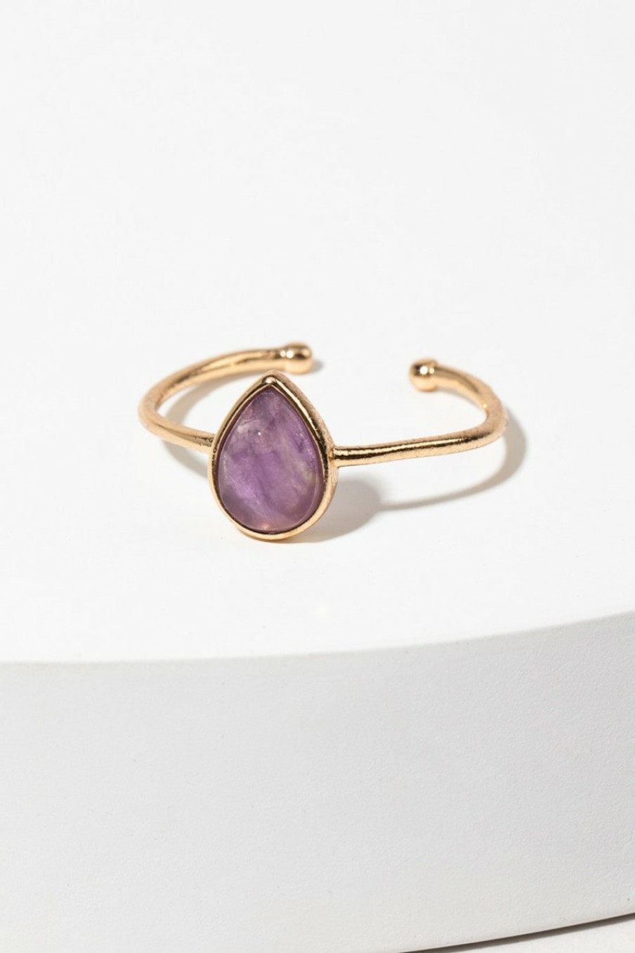 Francesca's Tricia Cleanse Ring Purple Rings