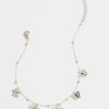 Francesca's Kairi Filigree Butterfly Anklet Silver Body Jewelry