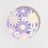 Francesca's Retro Flower Compact Mirror Lavender Beauty & Wellness