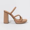 Francesca's Dv By Dolce Vita Pyro Platforms Nude Heels