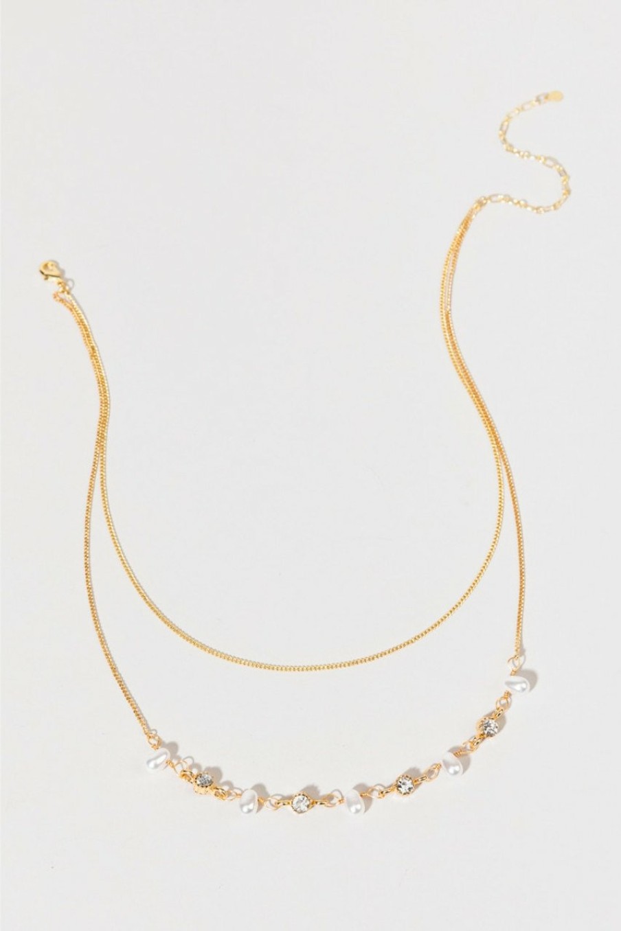 Francesca's Janette Choker Necklace Pearl Necklaces